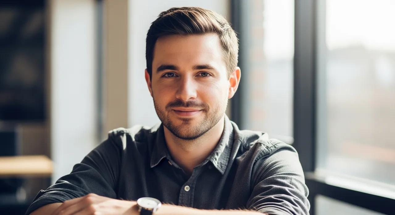 Professional headshot of a male product manager